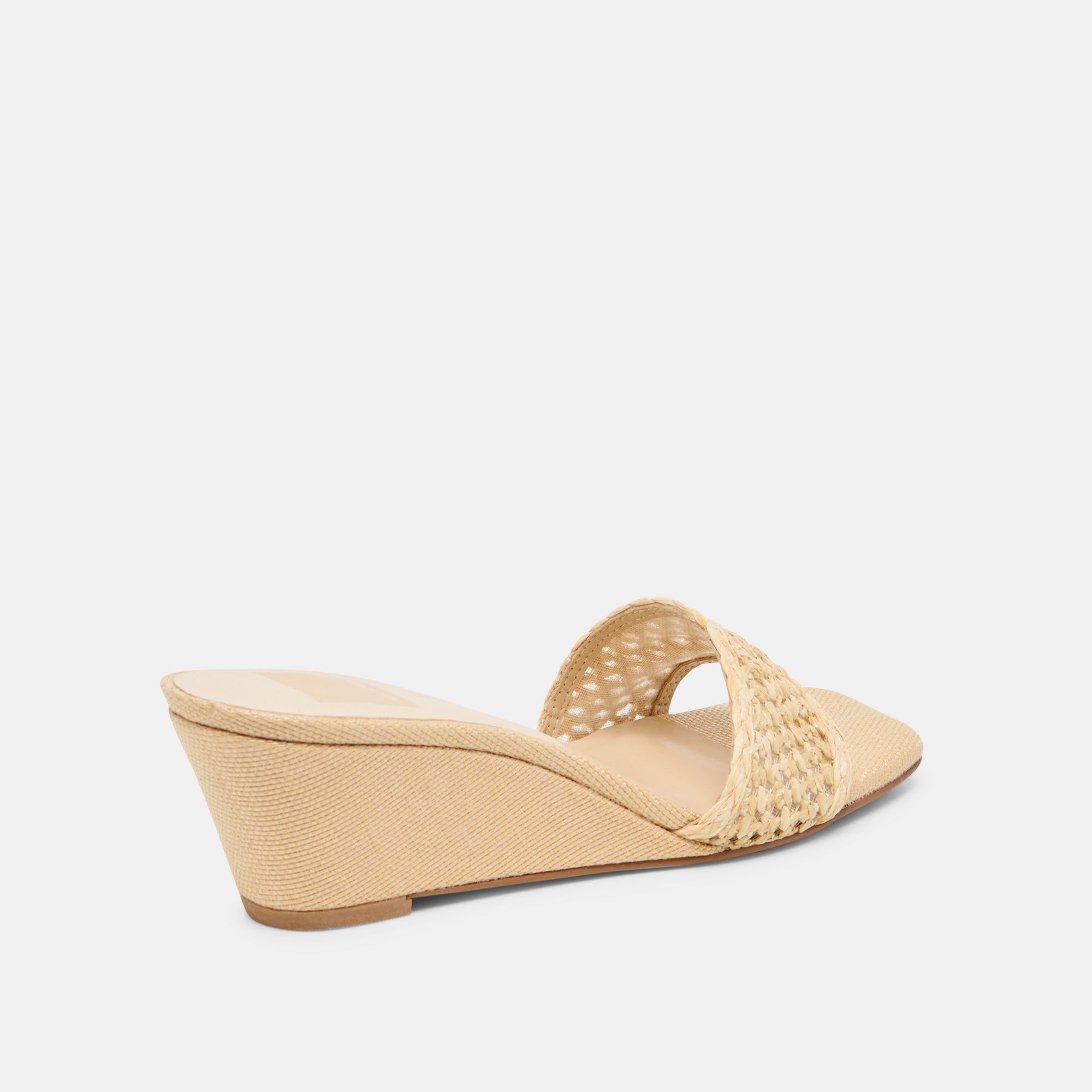 QAILY WEDGES LT NATURAL RAFFIA