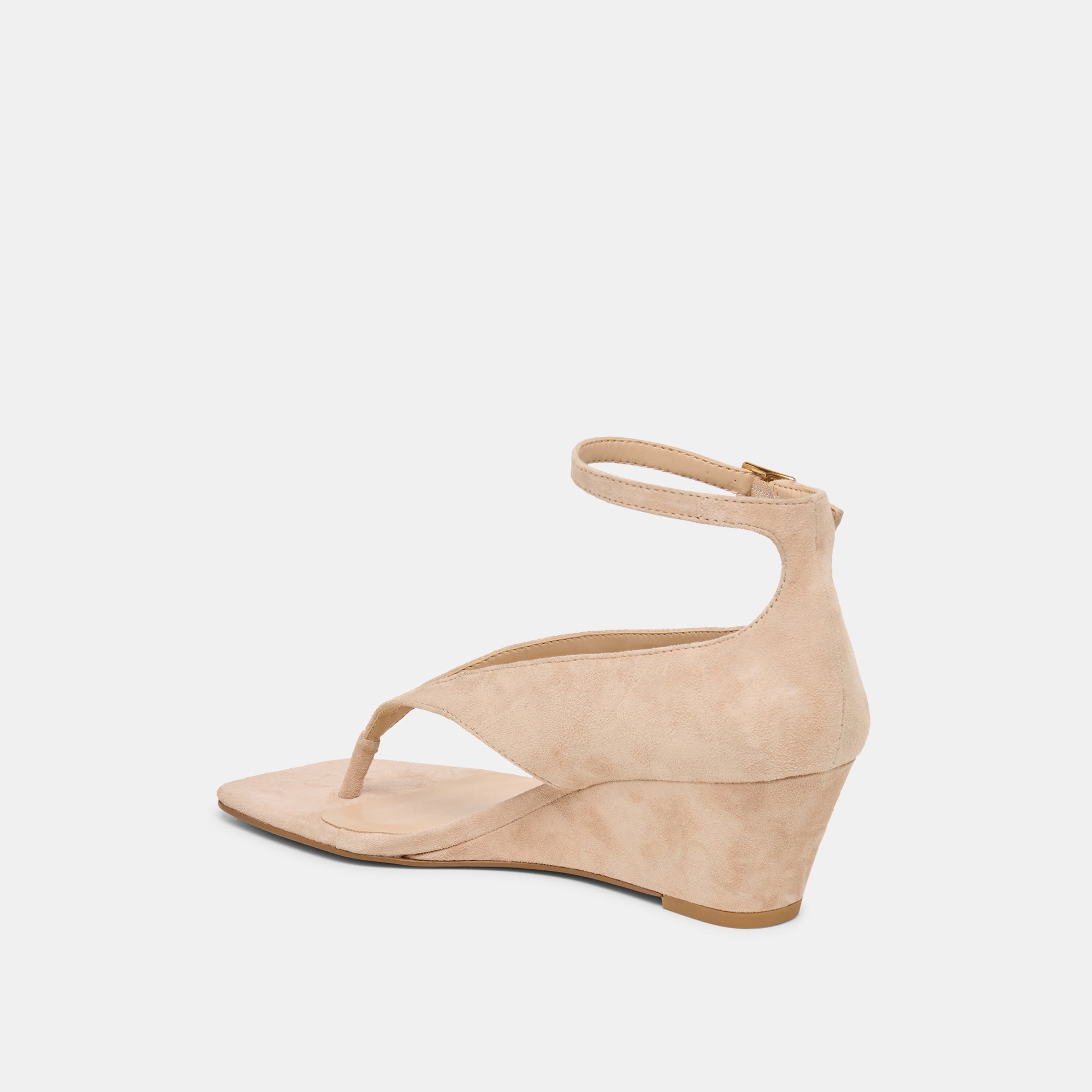 QUINNY WEDGES BAMBOO SUEDE
