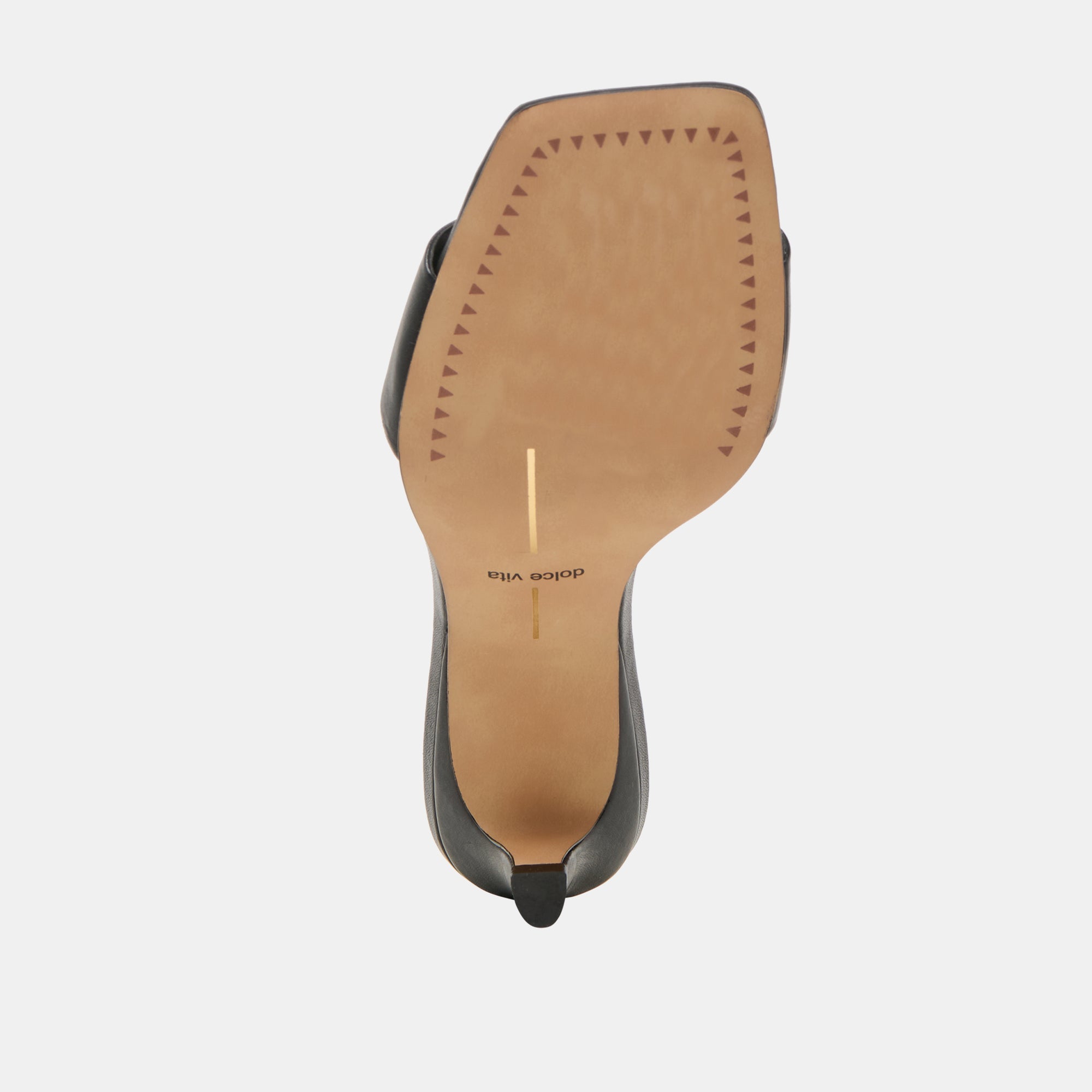 REXA WIDE HEELS BLACK LEATHER