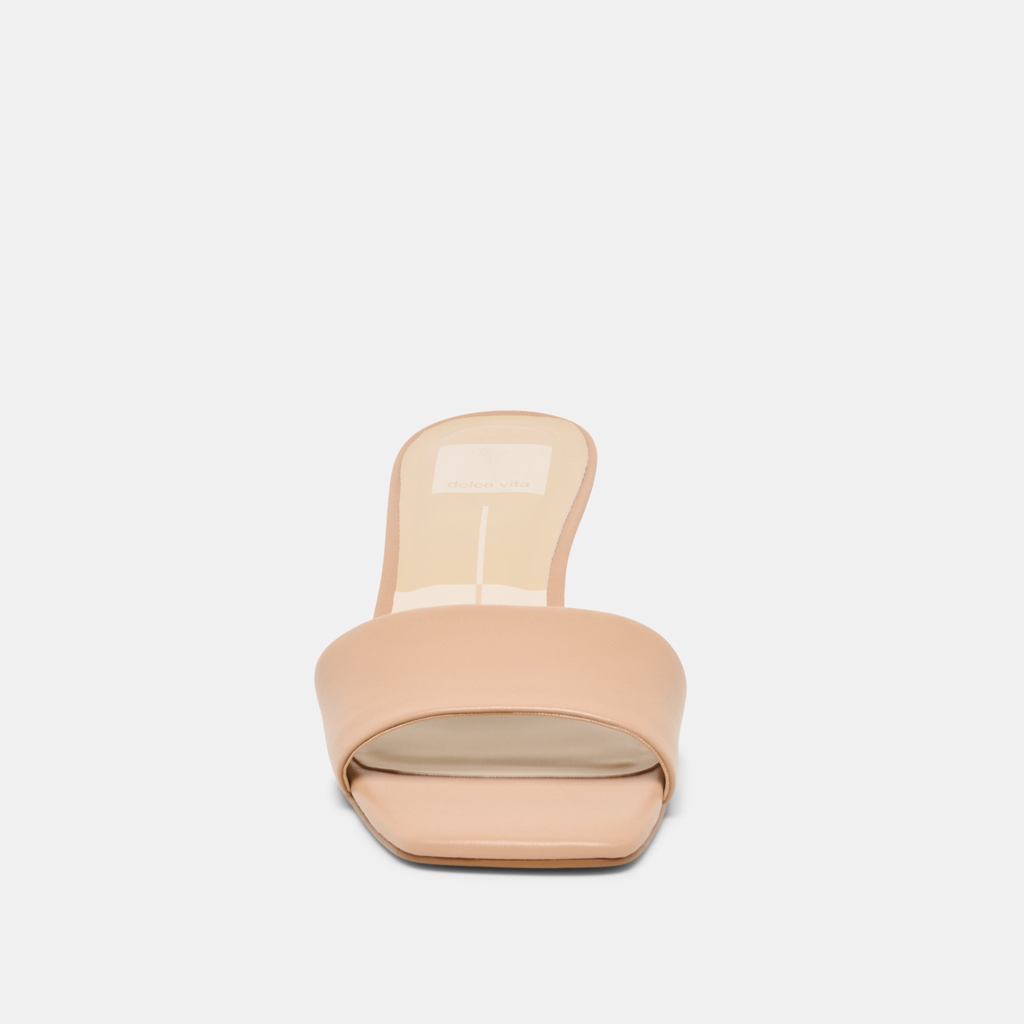 REXA WIDE HEELS LIGHT TAN LEATHER