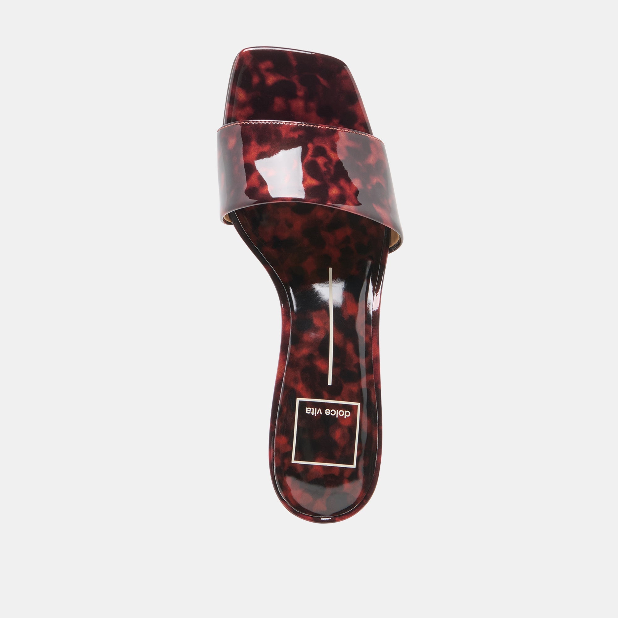 REXA HEELS TORTOISE PATENT LEATHER
