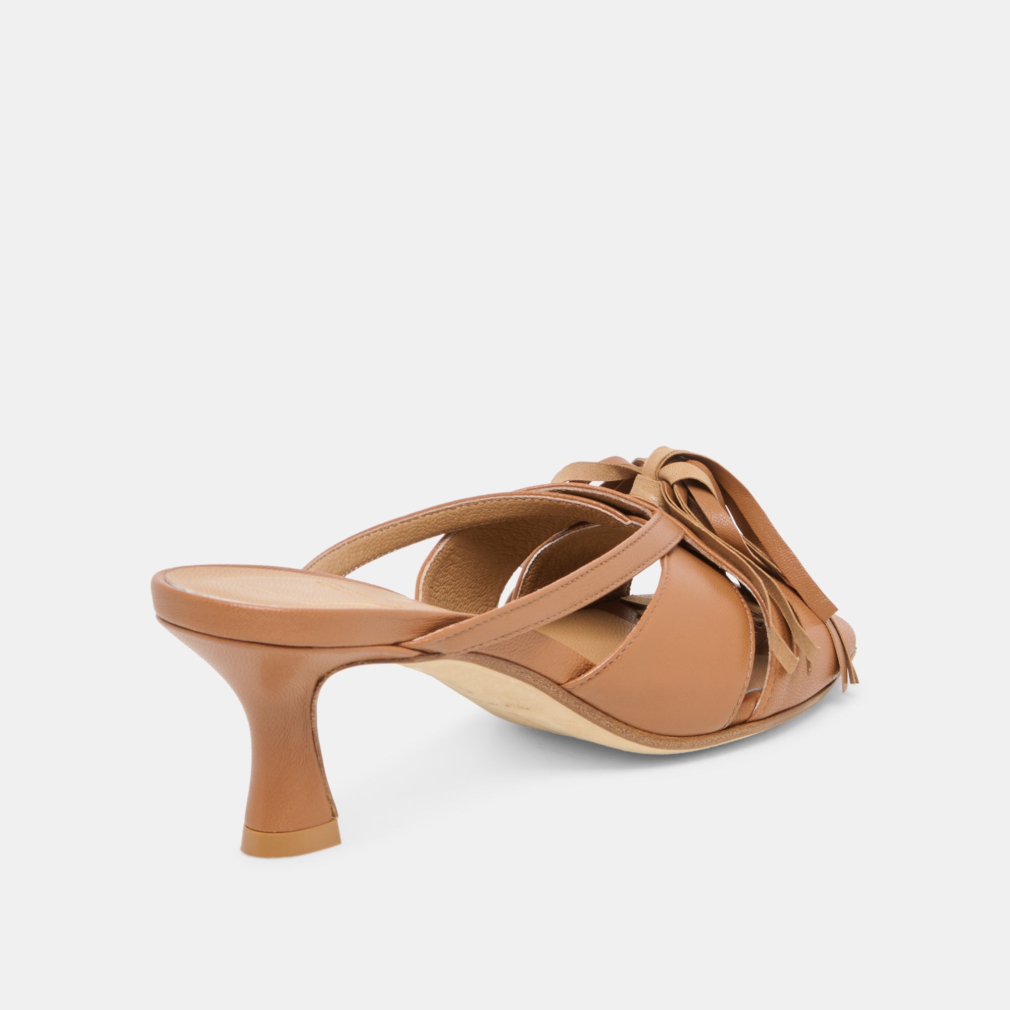 ROSALY HEELS CHESTNUT LEATHER