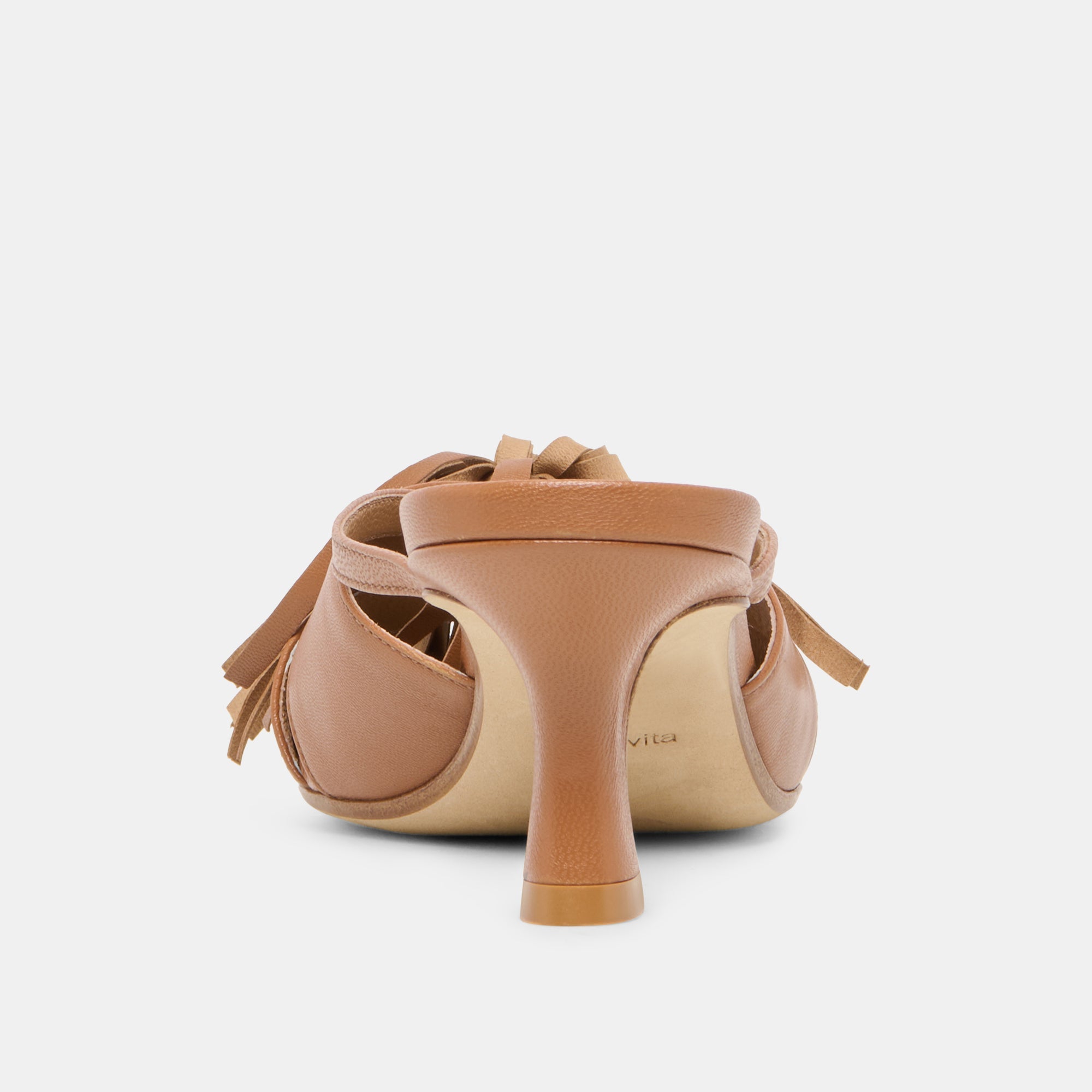ROSALY HEELS CHESTNUT LEATHER