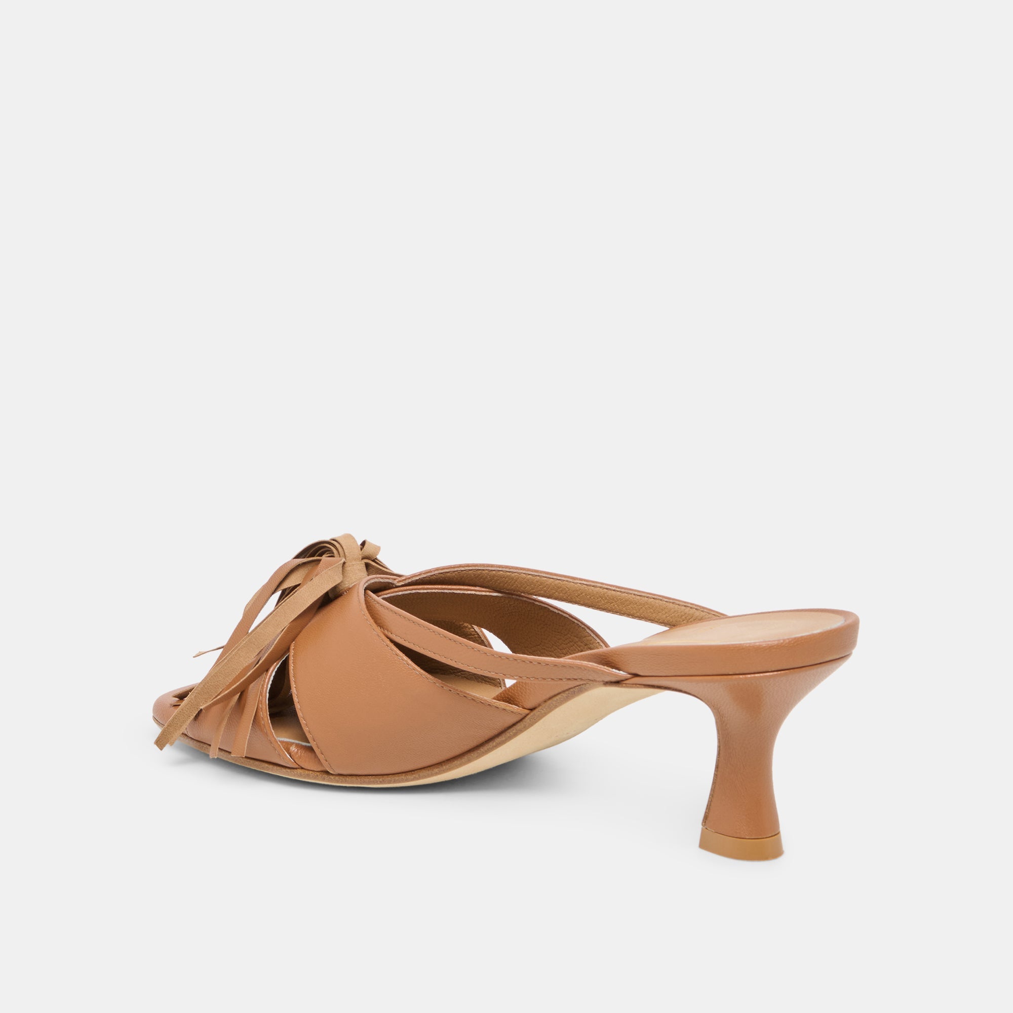 ROSALY HEELS CHESTNUT LEATHER
