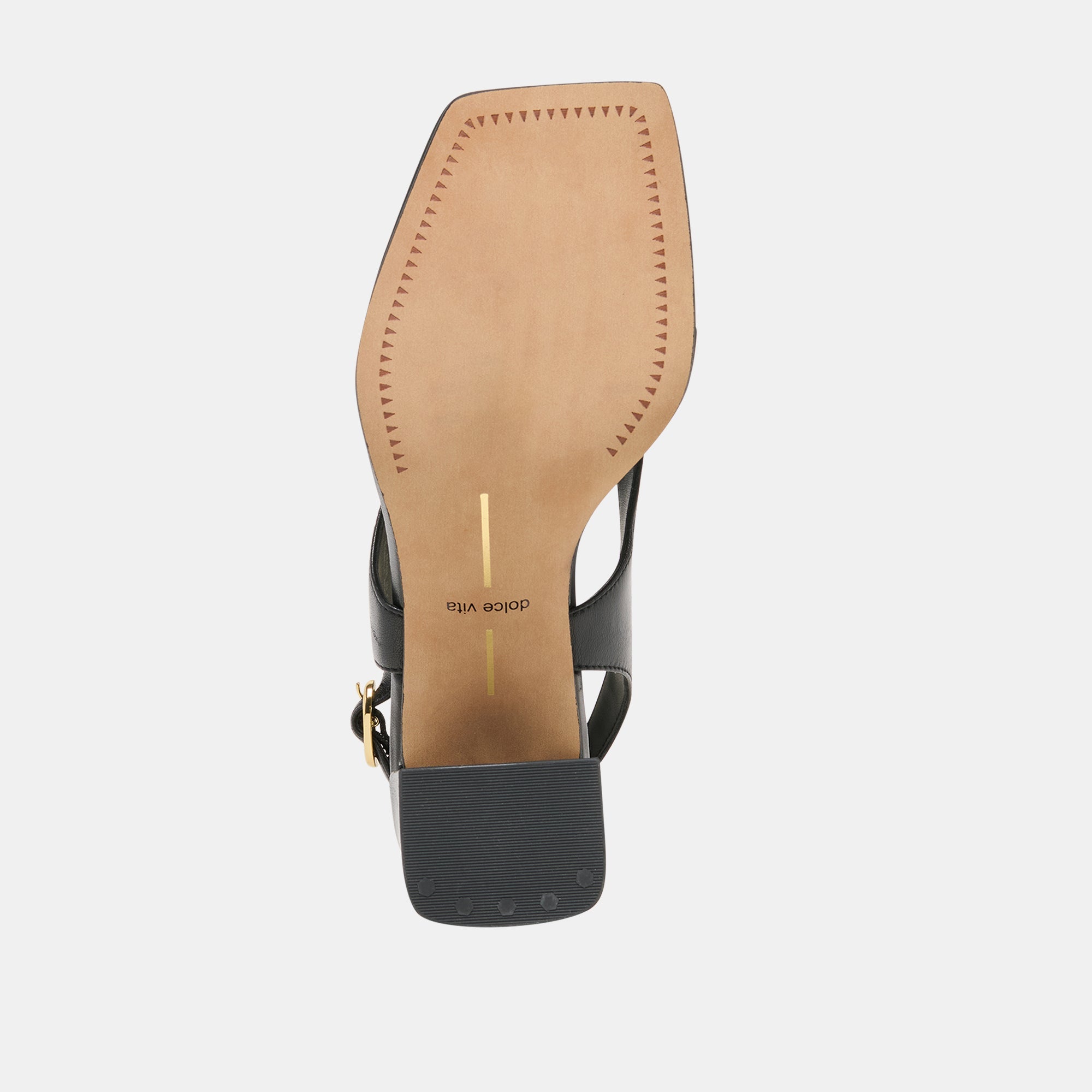 YVES HEELS BLACK LEATHER