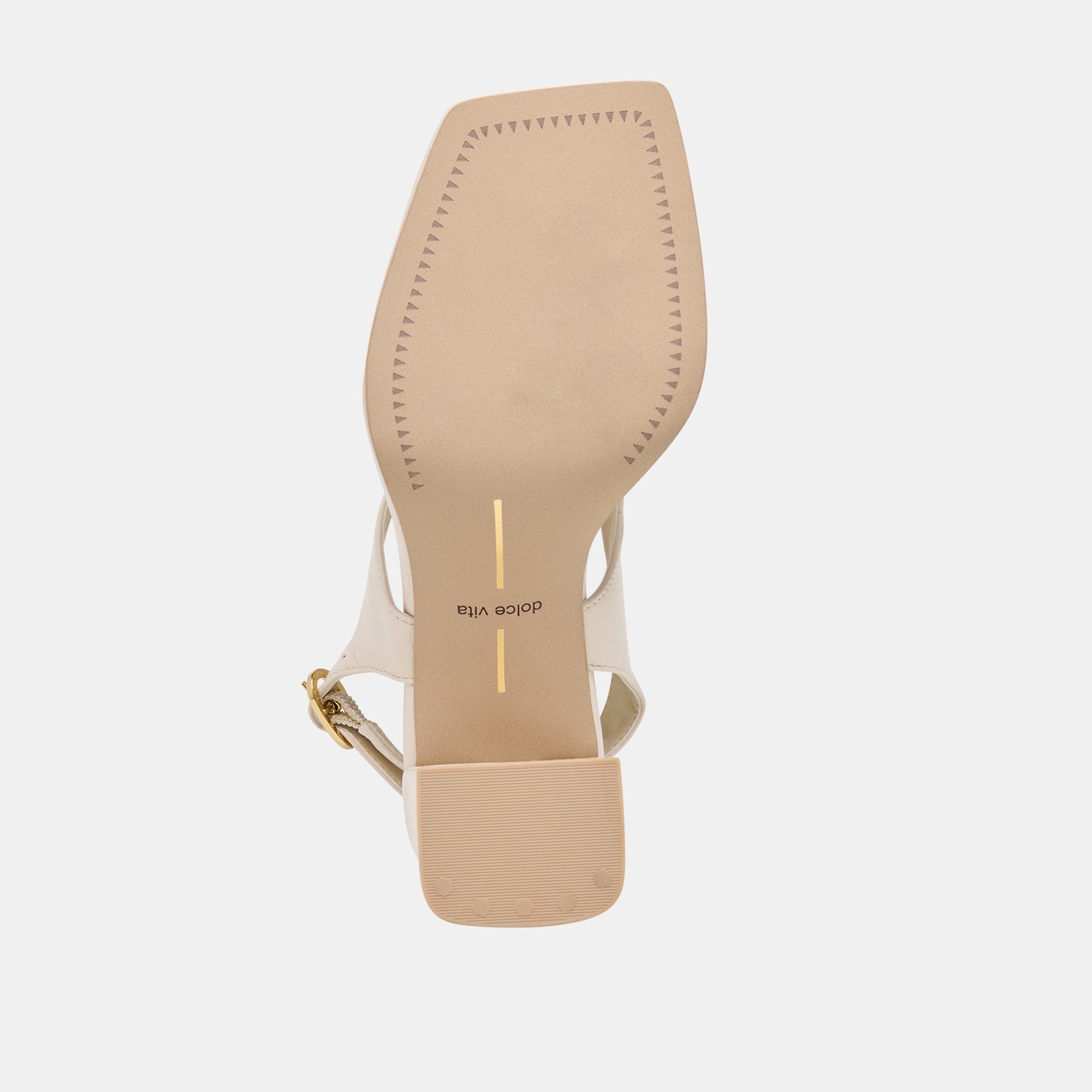 YVES HEELS IVORY LEATHER
