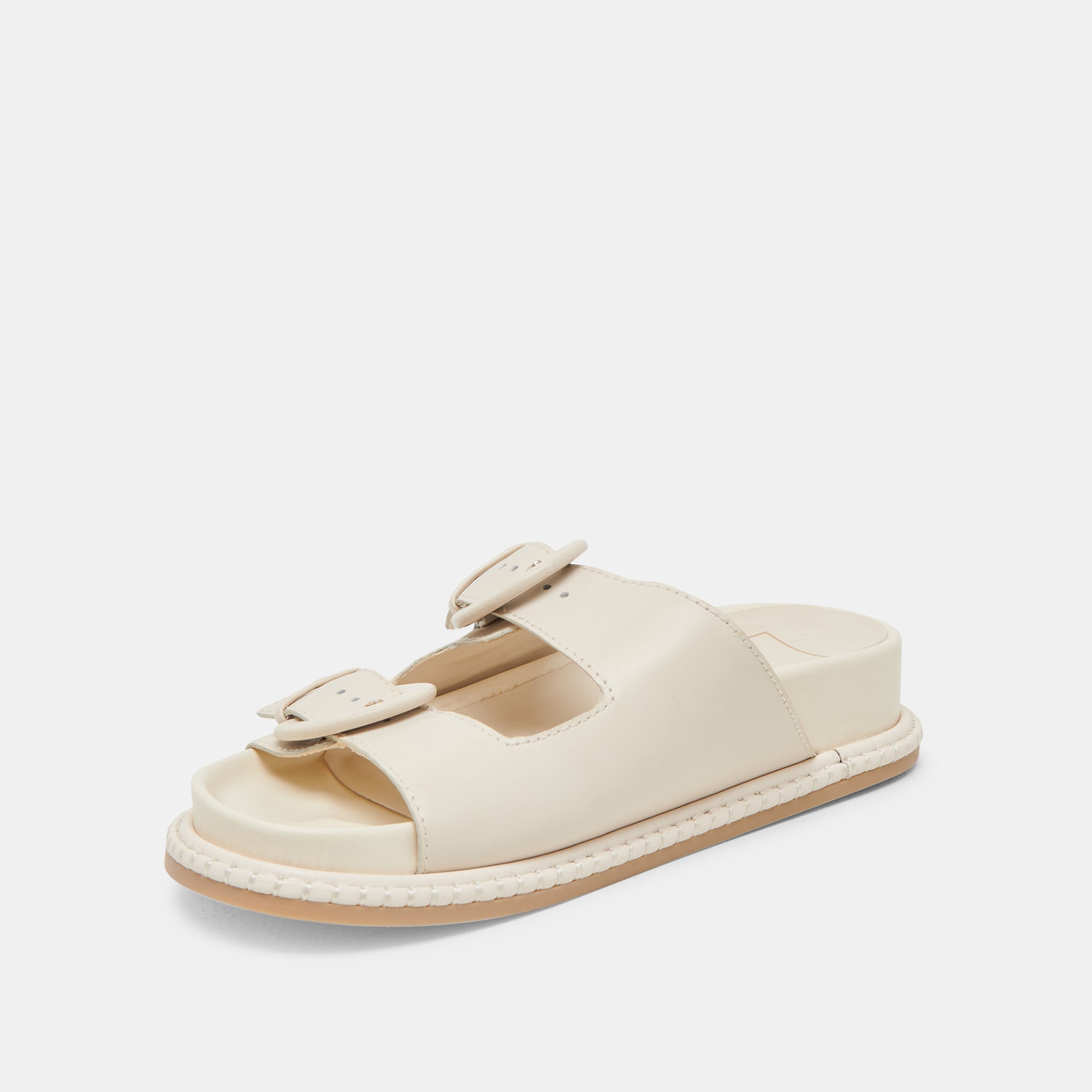 SHAUNY SANDALS BONE LEATHER