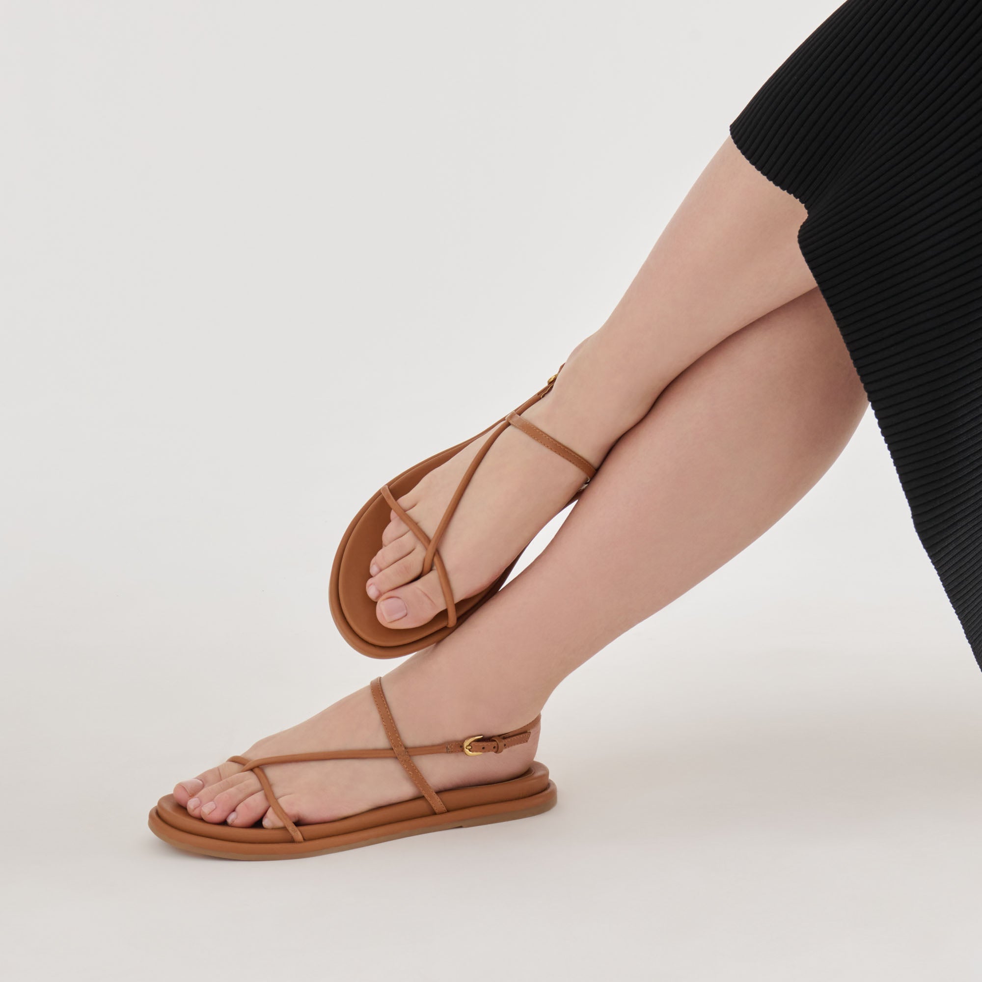 DOM SANDALS SADDLE LEATHER