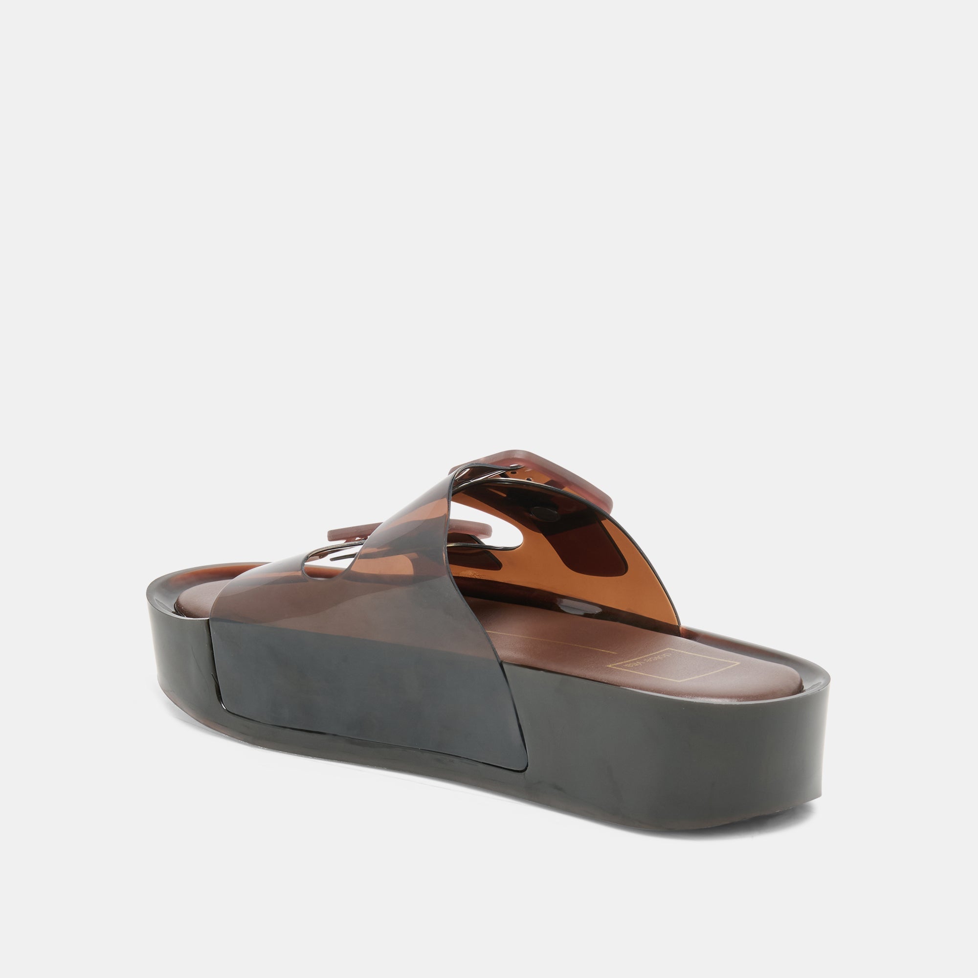 JULIO X SANDALS CHOCOLATE VINYL