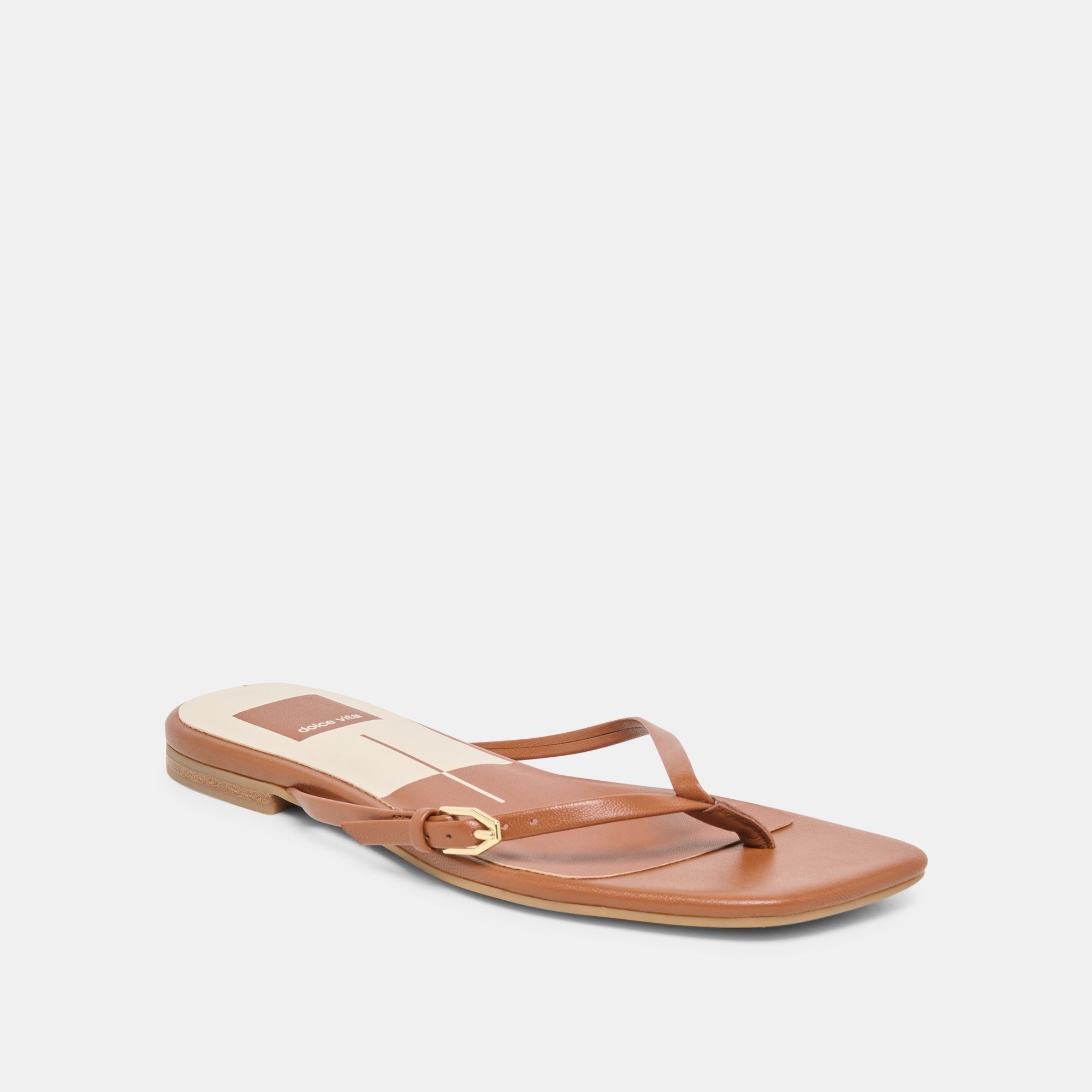 MALTA SANDALS COGNAC LEATHER