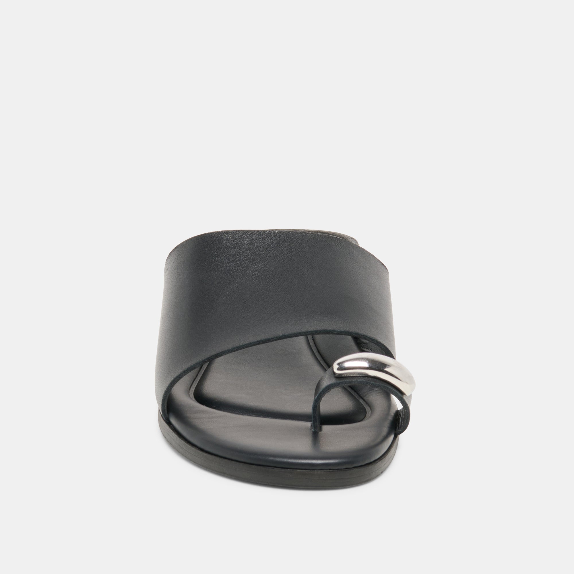 MOXY SANDALS BLACK LEATHER