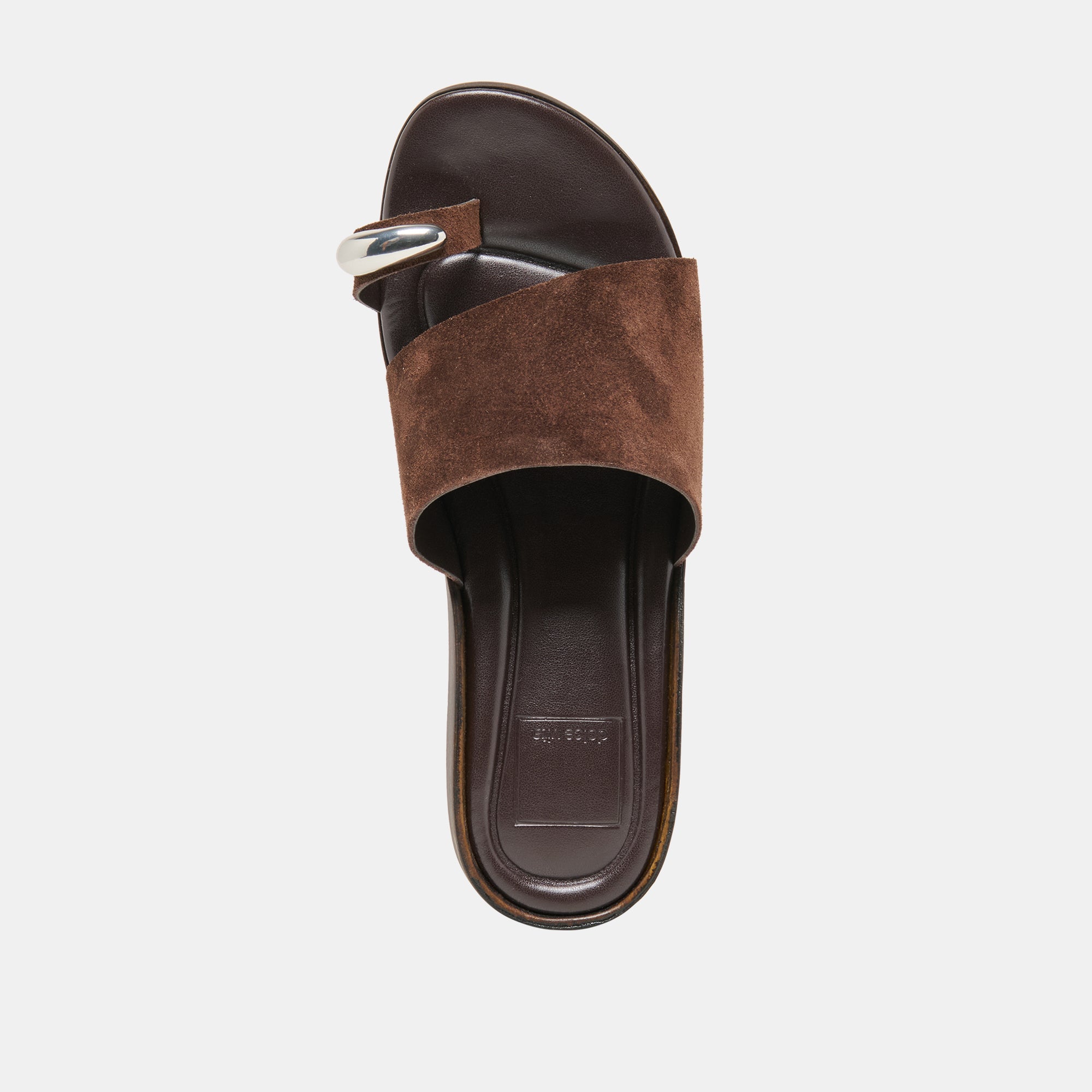 MOXY SANDALS DK BROWN SUEDE