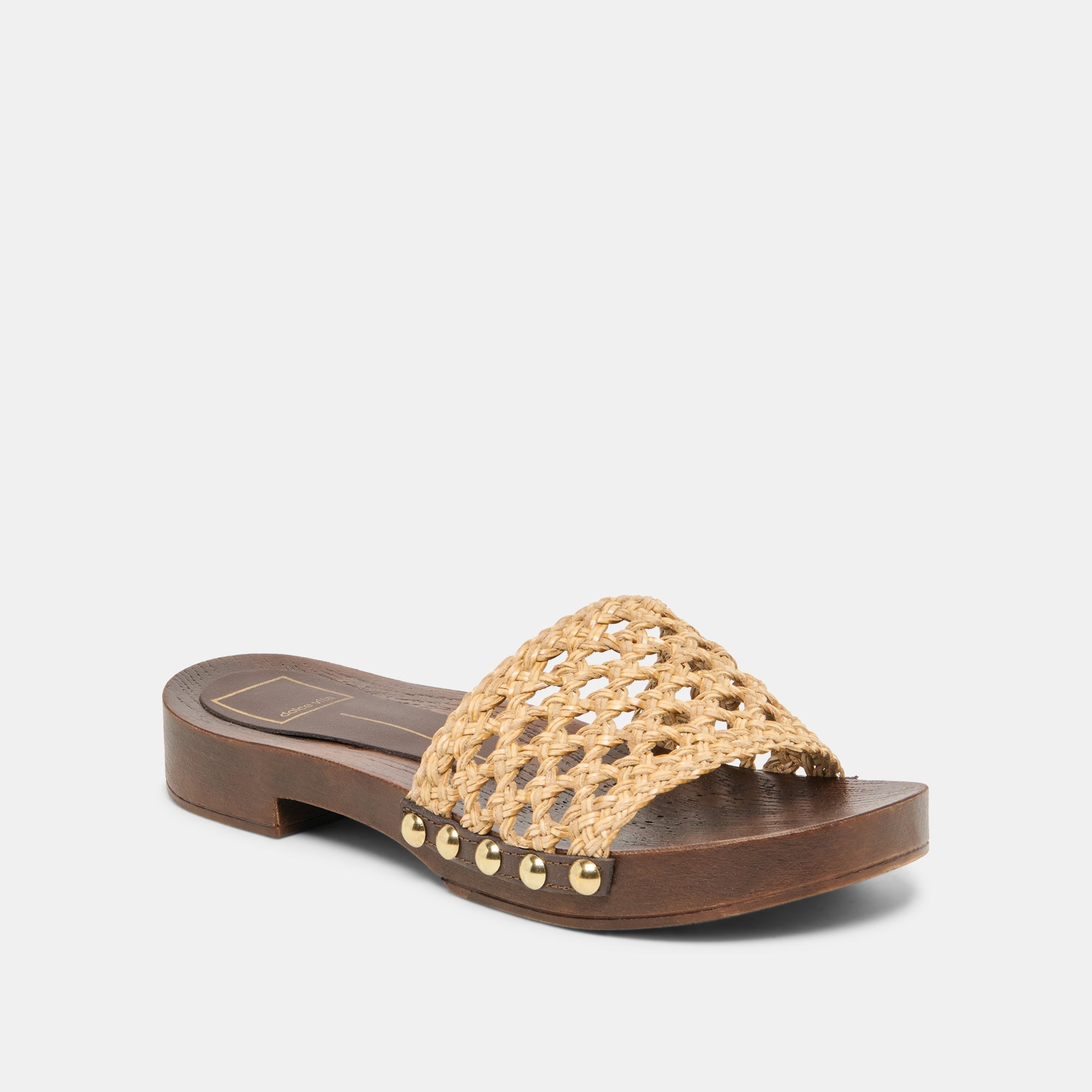 SADIE SANDALS TAN RAFFIA