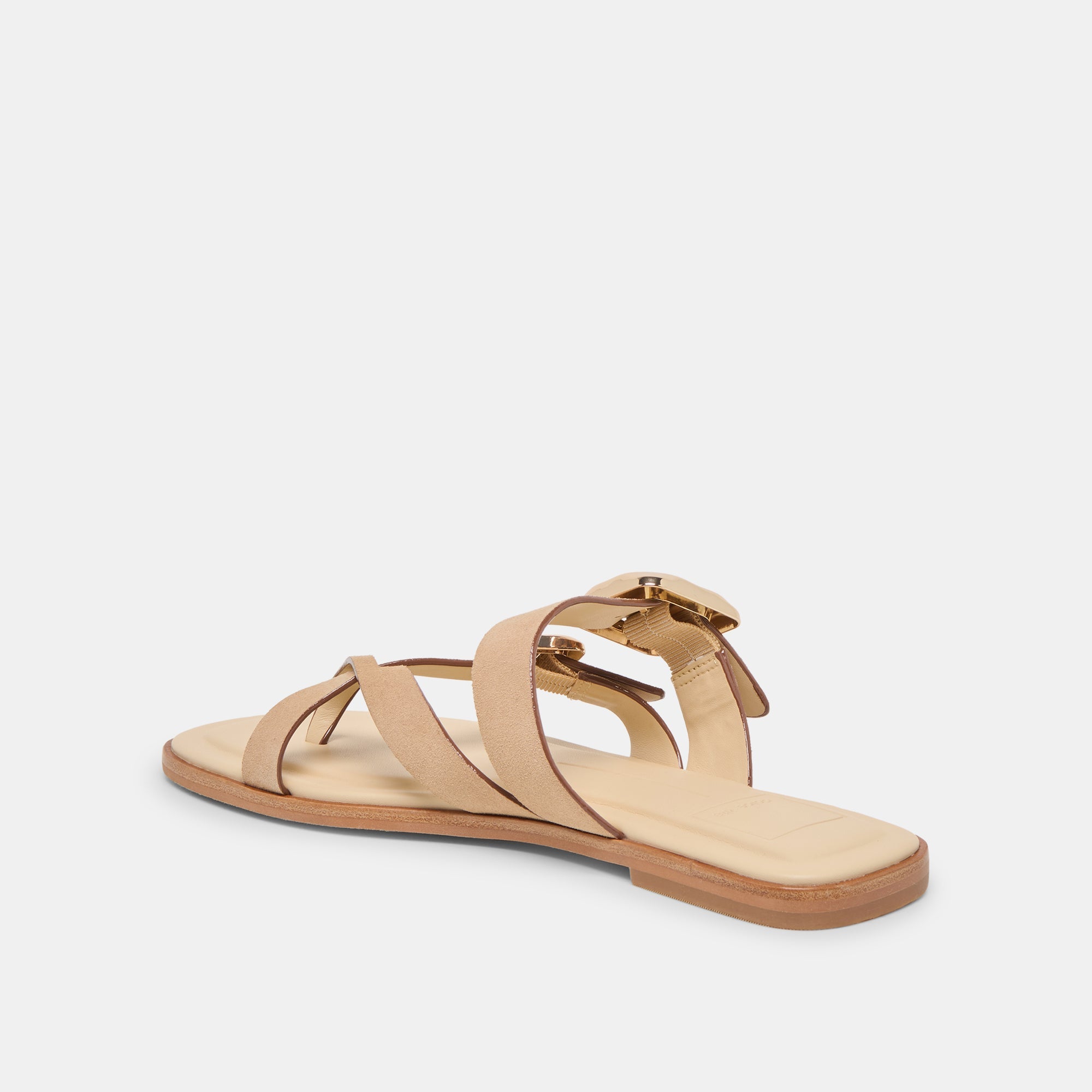 SHORE SANDALS CAMEL SUEDE