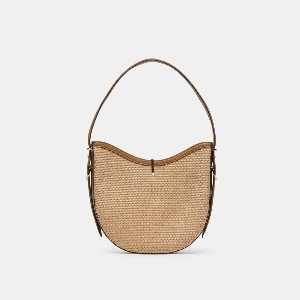 BREE SHOULDER BAG TAN WOVEN RAFFIA
