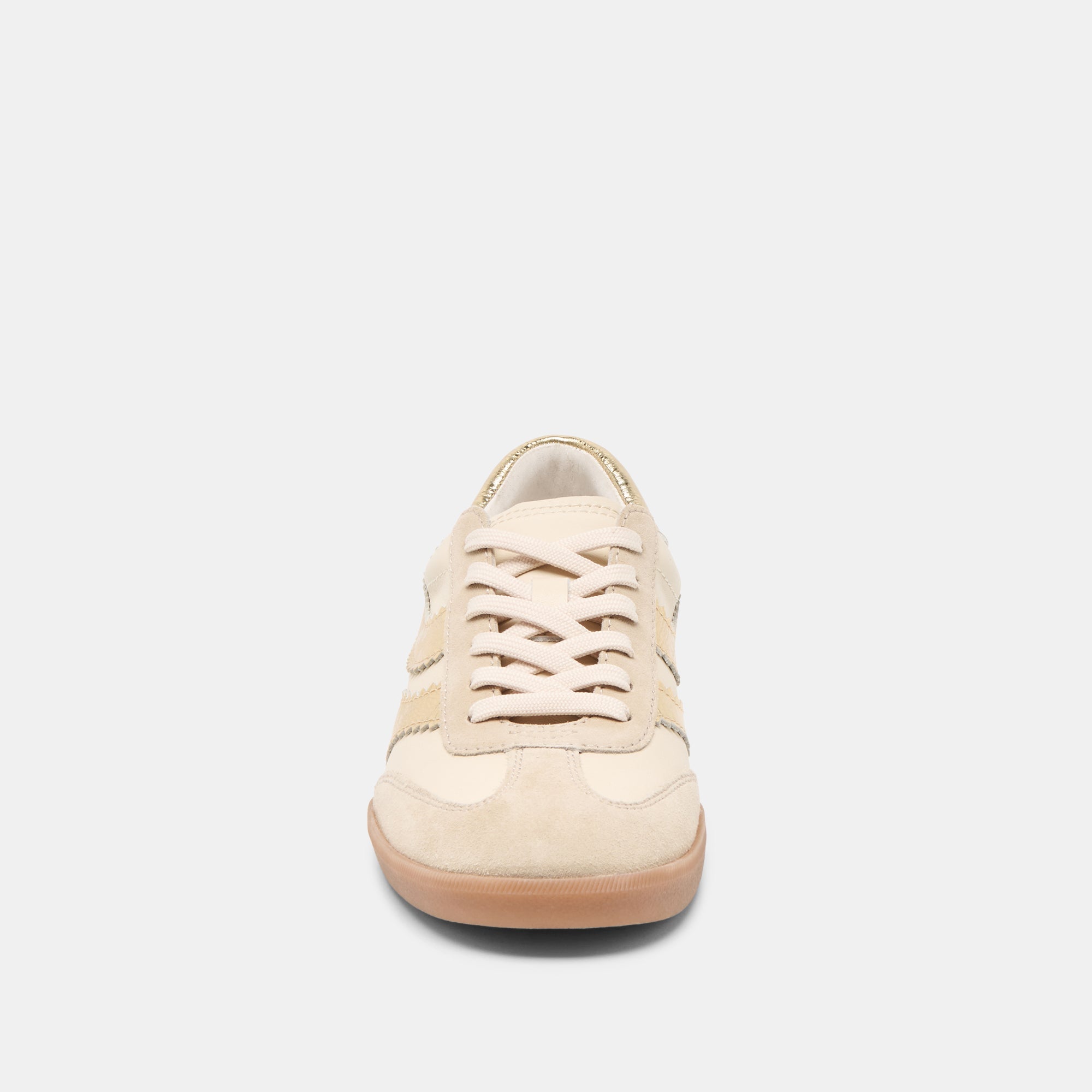 MERIT SNEAKERS WHITE GOLD LEATHER