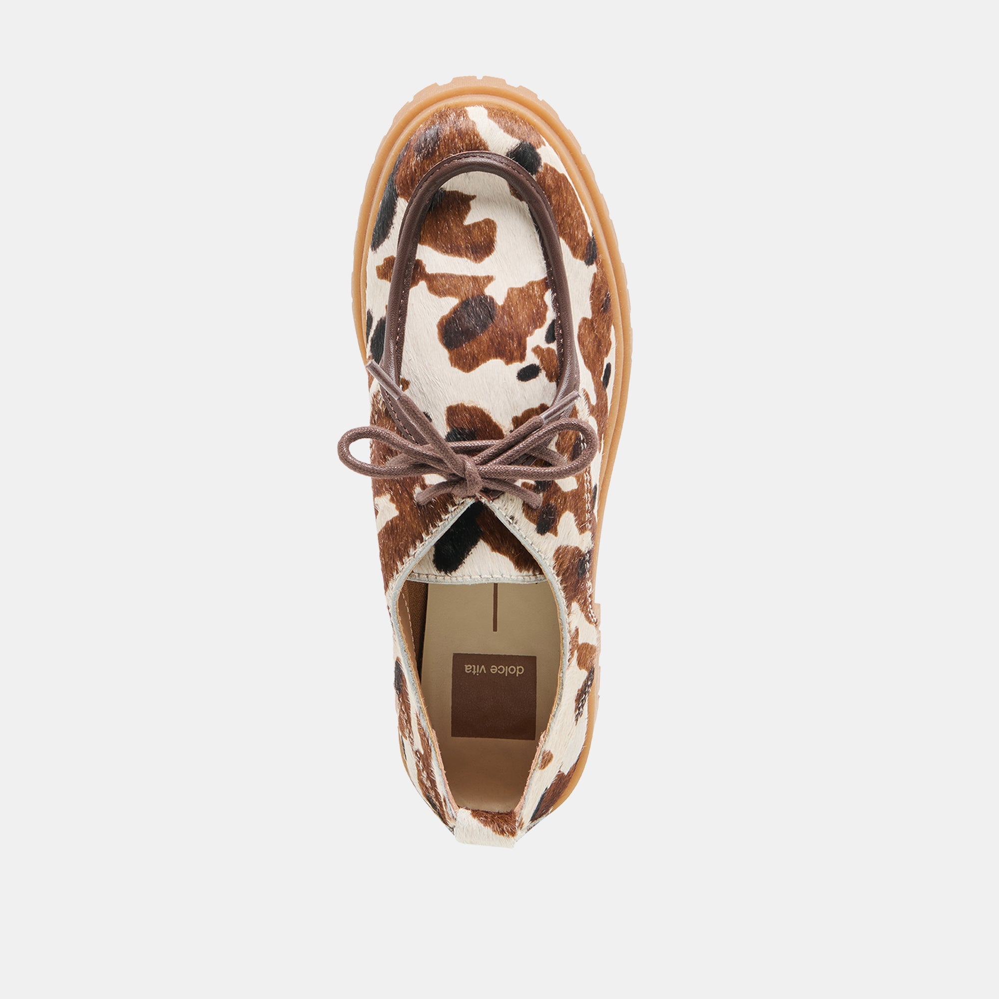 MILZA LOAFERS COCOA CALF HAIR