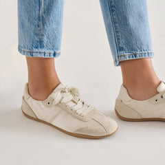 DAKODA SNEAKERS OFF WHITE SATIN