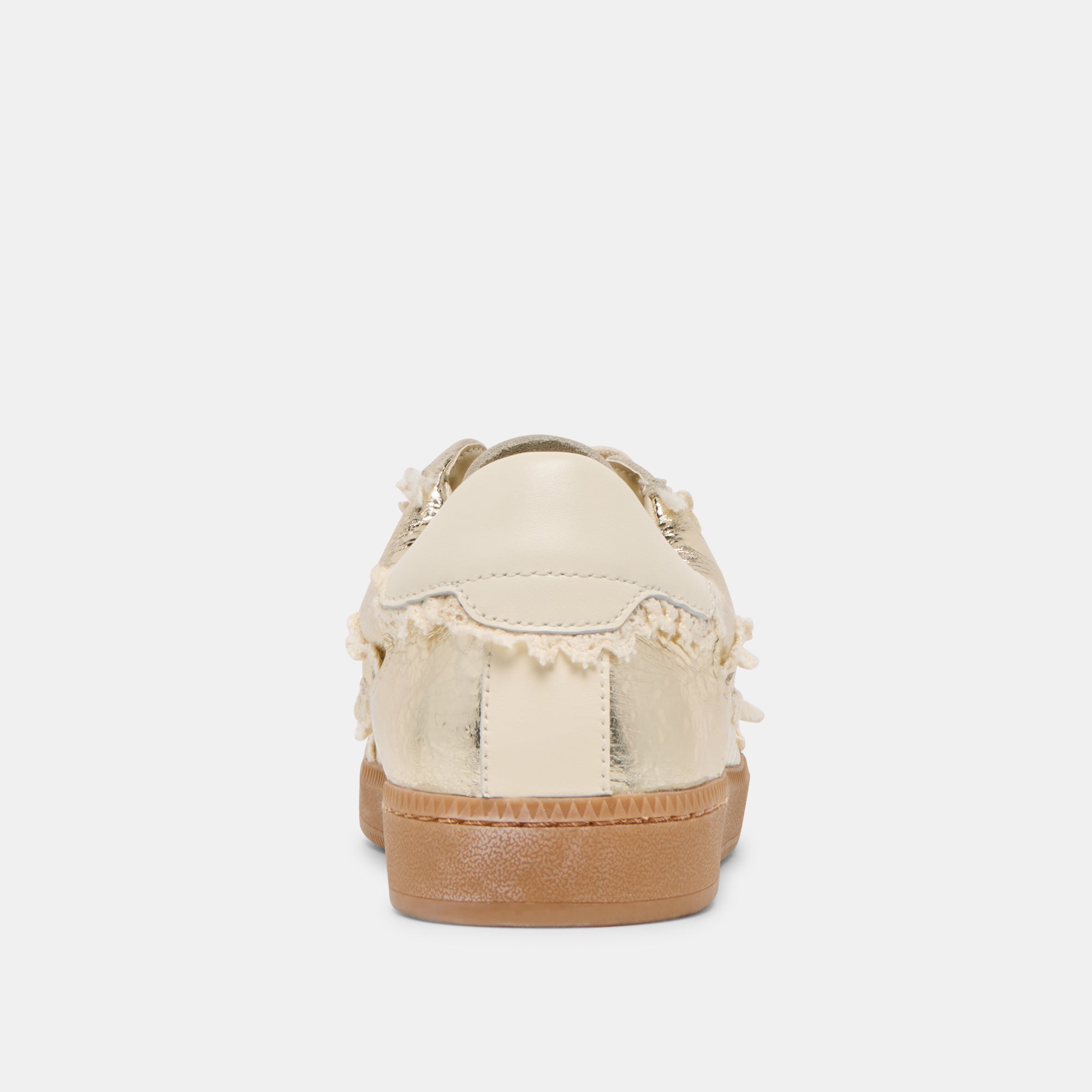 NOTICE LACE SNEAKERS PLATINUM DISTRESSED LEATHER