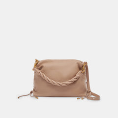 PRESTON SHOULDER/CROSSBODY CAFE SOFT PEBBLE LEATHER