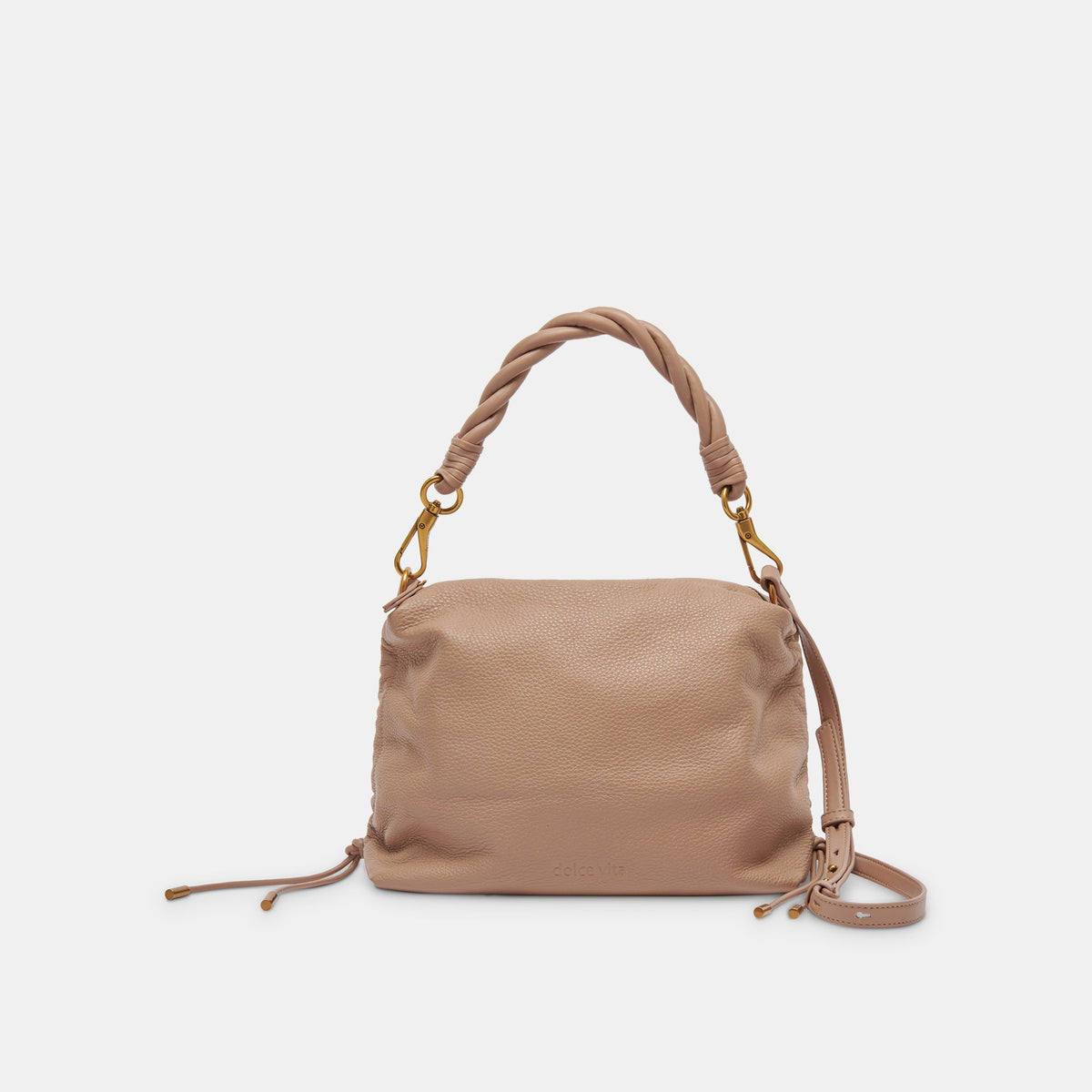 PRESTON SHOULDER/CROSSBODY CAFE SOFT PEBBLE LEATHER