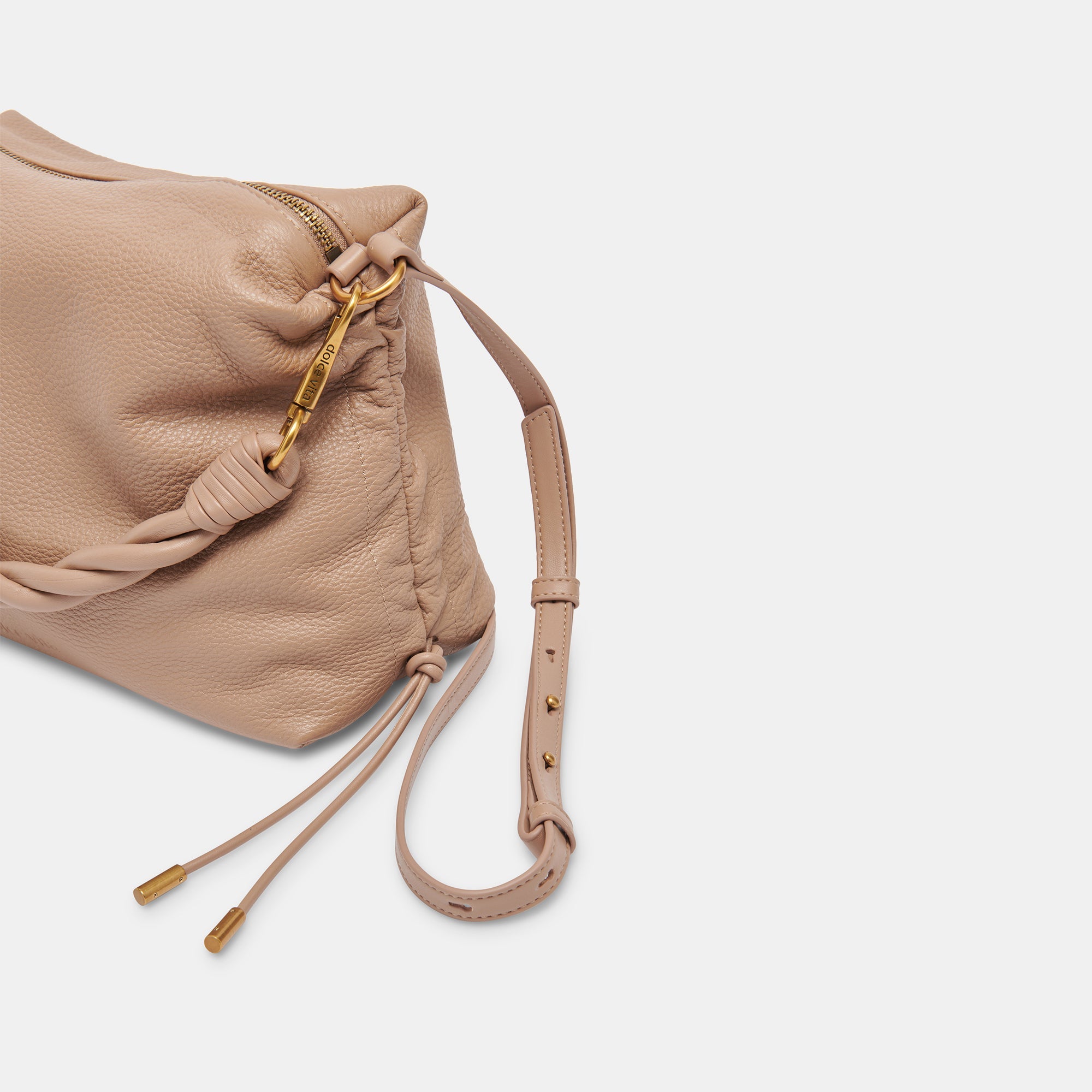 PRESTON SHOULDER/CROSSBODY CAFE SOFT PEBBLE LEATHER