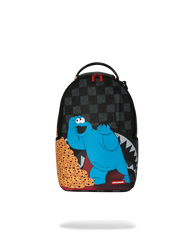 SESAME STREET COOKIE MONSTER STACK EM HIGH MINI DLX BACKPACK