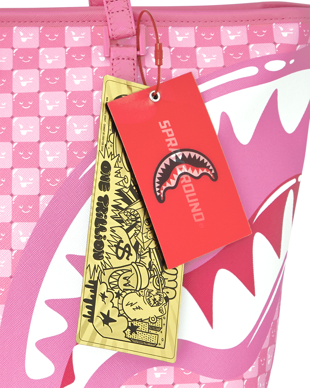 SHINOBI SHARKS IN PARIS (PINK) TOTE