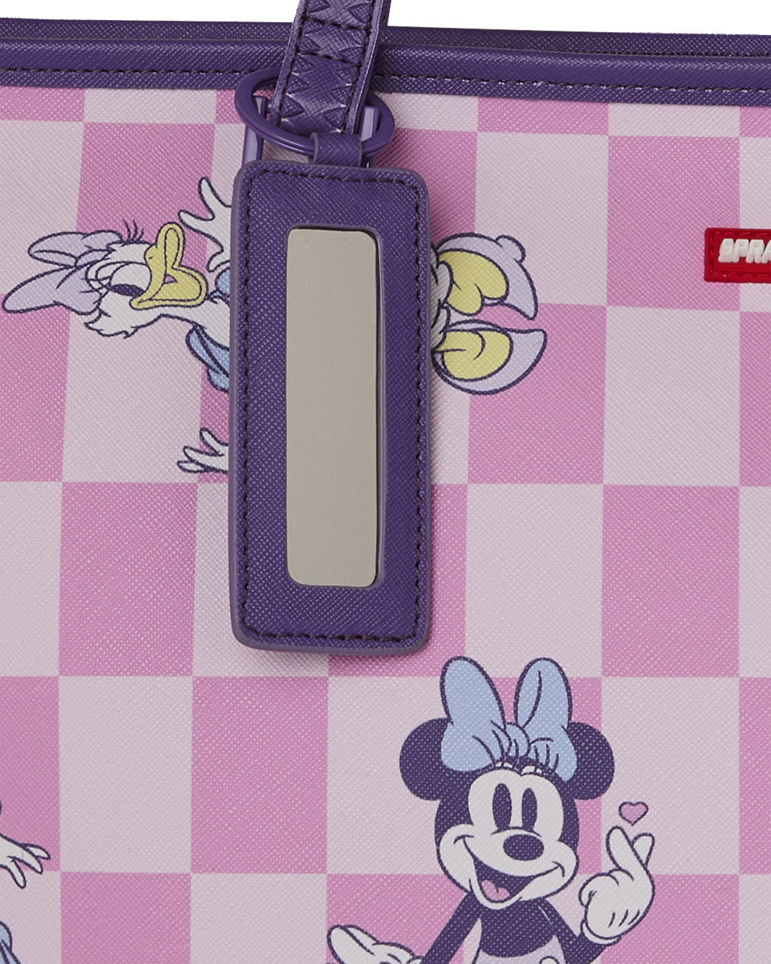 DISNEY MINNIE DAISY CHECK TOTE