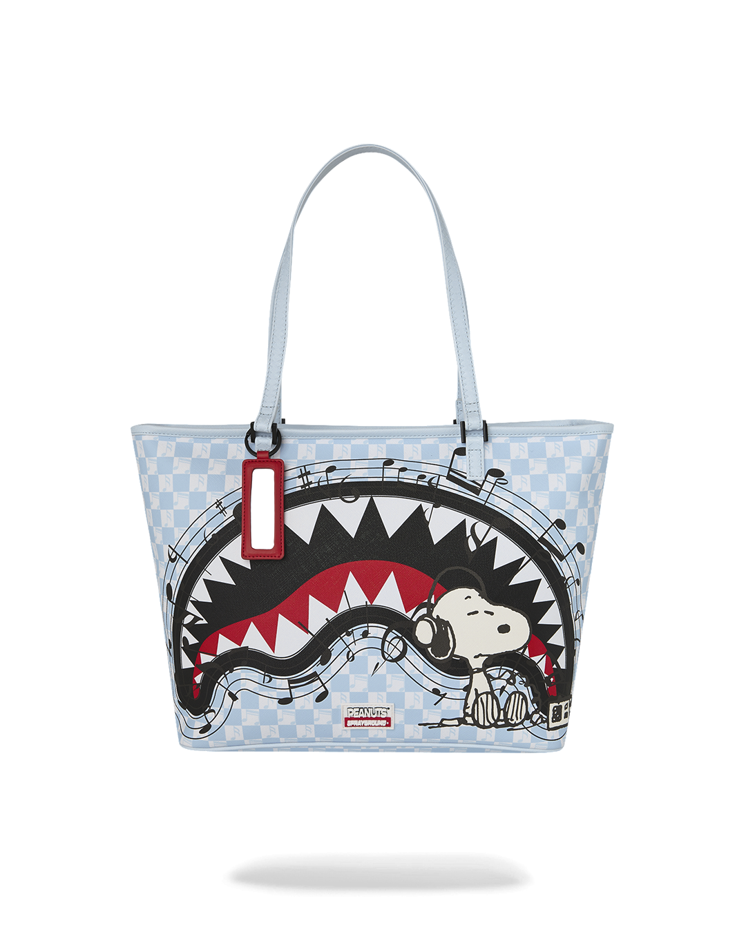 PEANUTS SNOOPY TUNED UP & TUNED OUT TOTE