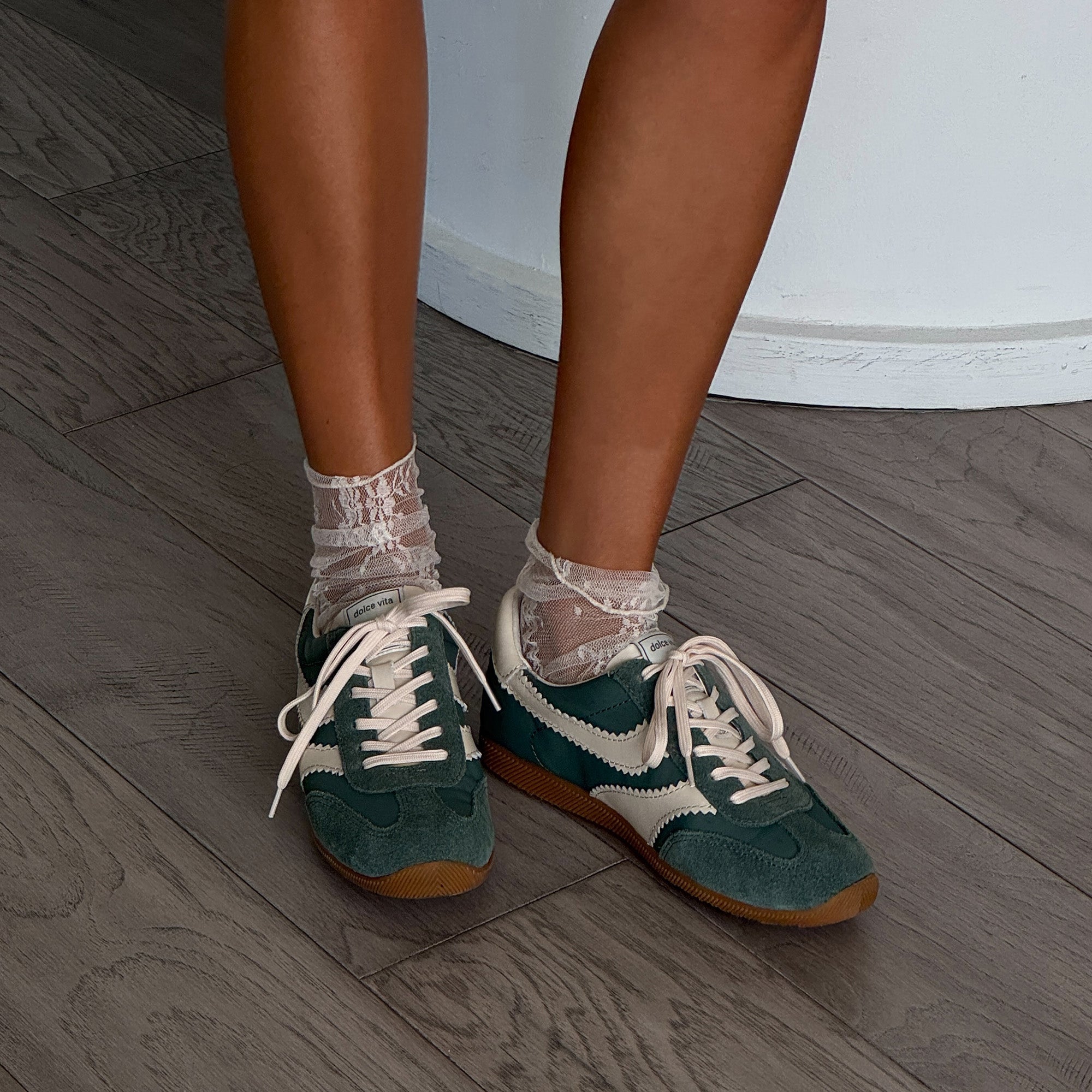 LIMIT SNEAKERS GREEN NYLON