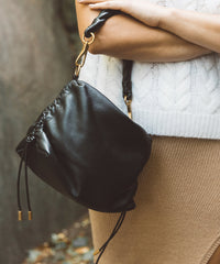 PRESTON SHOULDER/CROSSBODY BLACK LEATHER